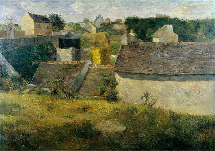 Vaugirard házai (1880), Paul Gauguin