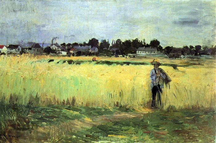 Búzaföldön, Berthe Morisot