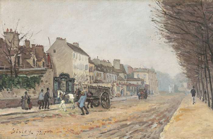 Heloise sugárút, Argenteuilben, Alfred Sisley