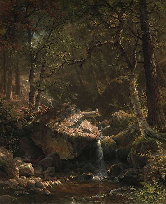 Hegyi patak, Albert Bierstadt