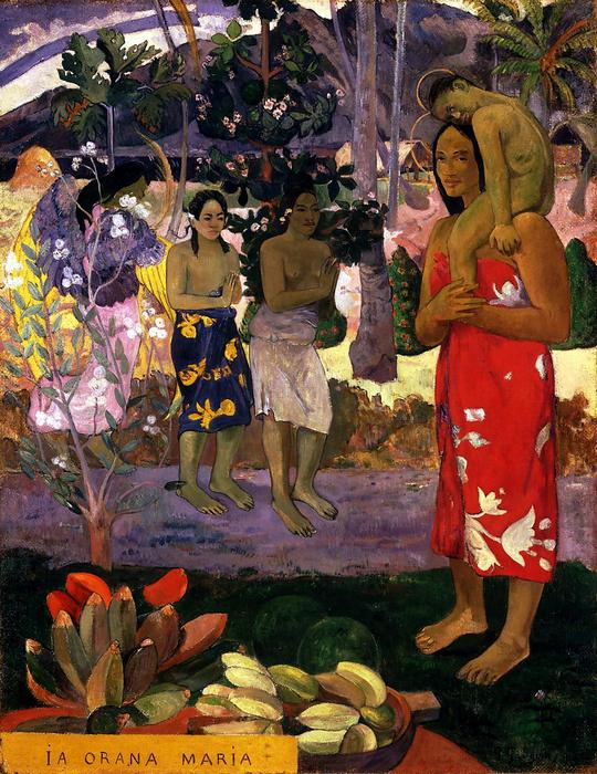 Ia Orana Maria (Szűz Mária) - Színverzió 1., Paul Gauguin