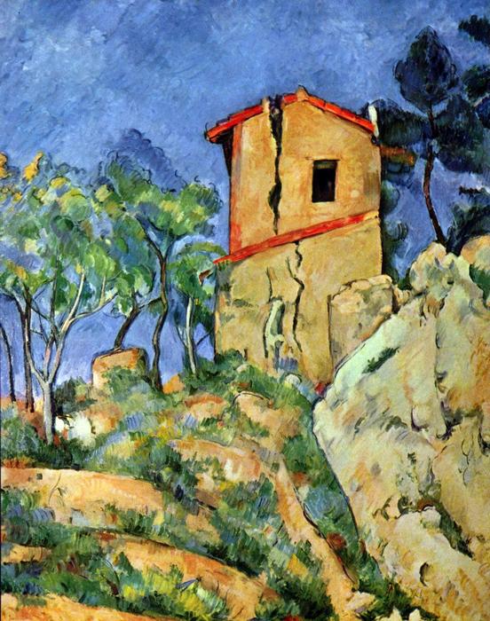 Ház a sziklán, Paul Cézanne