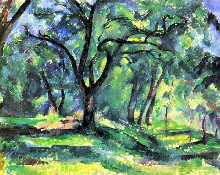 Az erdőben, Paul Cézanne