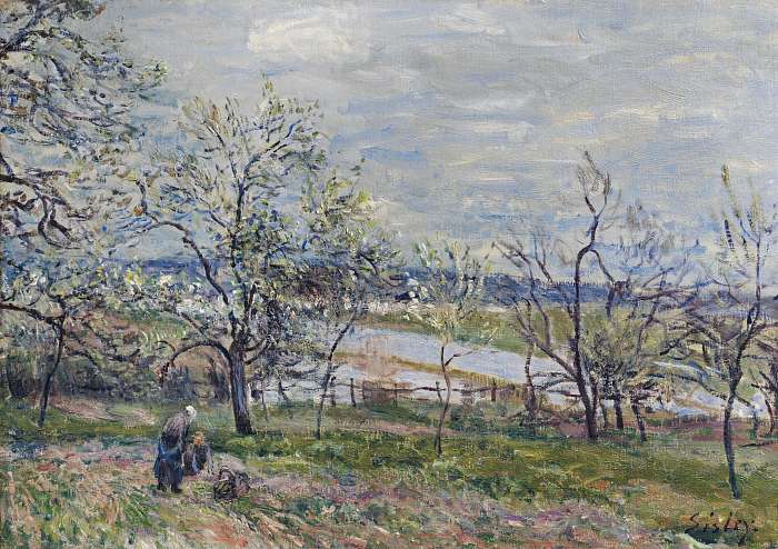 Tavasz Veneuxban, Alfred Sisley