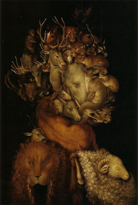 Föld, allegorikus portré, Giuseppe Arcimboldo