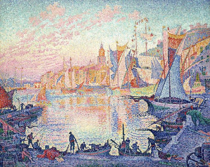 A Saint Tropez-i kikötő (1901-1902), Paul Signac
