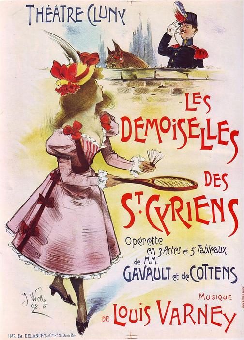 Les Demoiselles des St. Cyriens, Jules Chéret