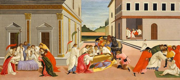 Szent Zenobius három csodatétele, Sandro Botticelli