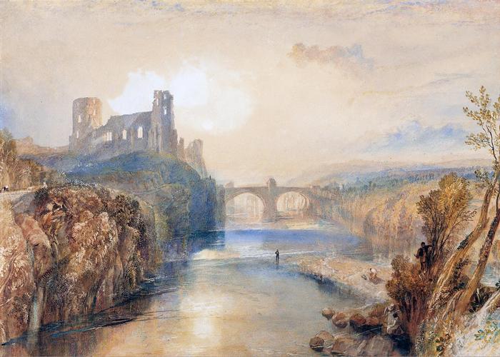 Barnard Castle látképe (színverzió 1), William Turner