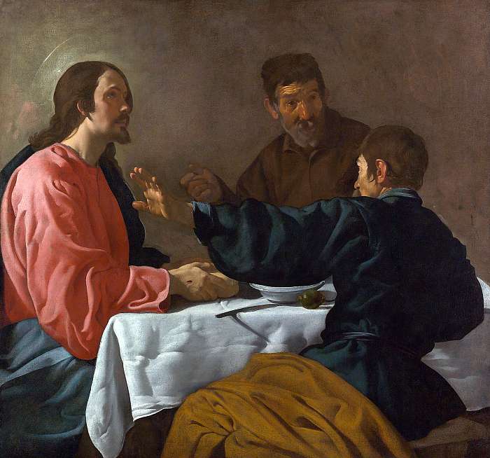 Az emmausi vacsora , Diego Velázquez