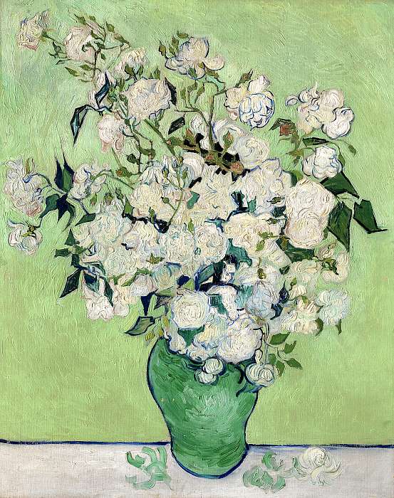 Egy váza rózsa (1890), Vincent Van Gogh