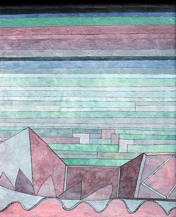 Blick in das Fruchtland - színváltozat 1., Paul Klee