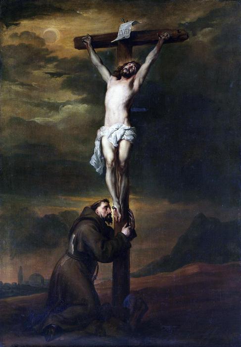 Jézus a keresztfán (színverzió 1.), Anthony van Dyck 