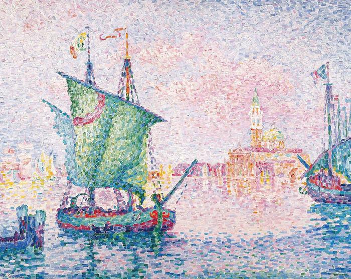 Velence, A rózsaszín felhő (1909), Paul Signac