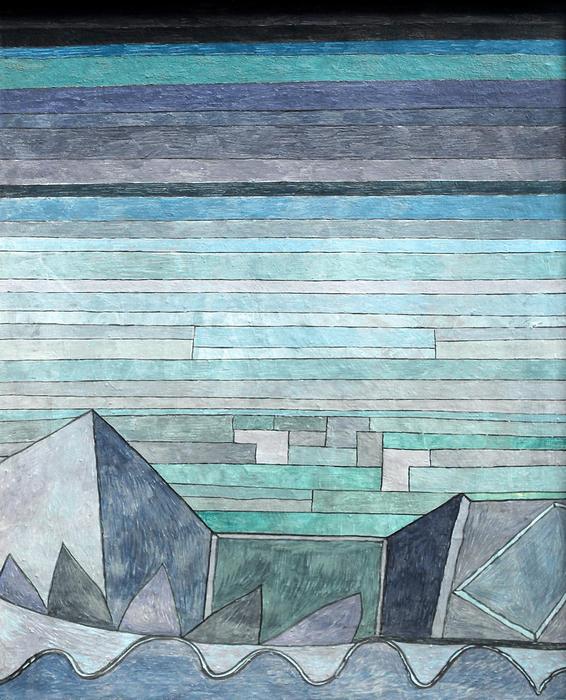 Blick in das Fruchtland - színváltozat 2., Paul Klee