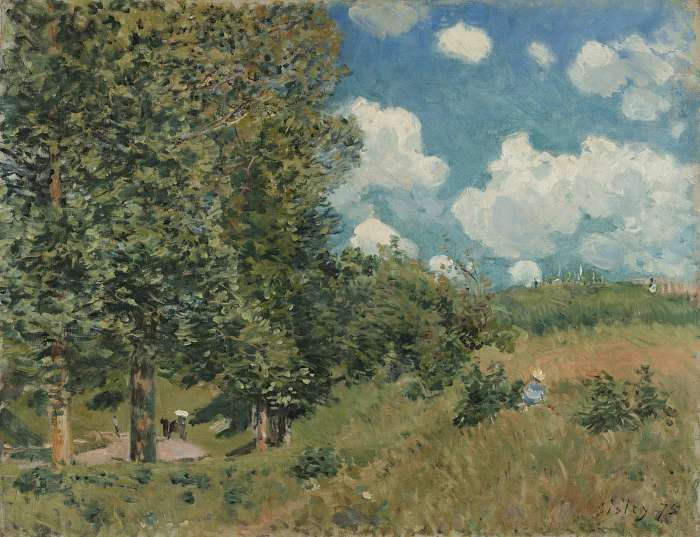 Út  Versailles és Saint Germain között, Alfred Sisley