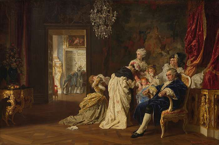 XVI. Lajos és családjának elfogatása (1872), Benczúr Gyula