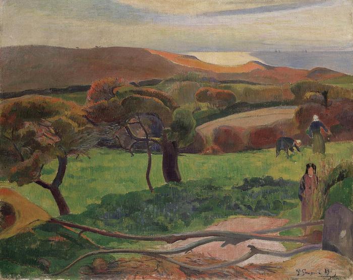 Bretagne-i tájkép  (1889), Paul Gauguin