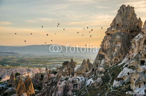 A hőlégballon fesztivál hajnala Cappadocia, Premium Kollekció