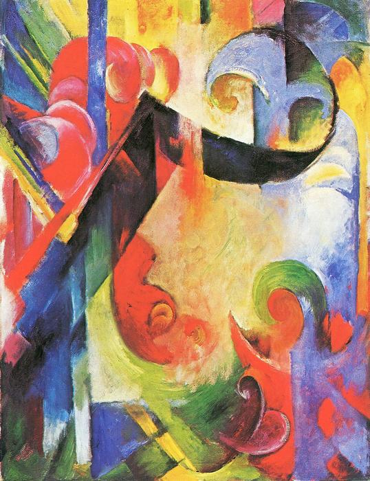 Törött formák, Franz Marc