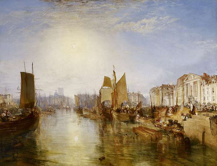 Dieppe kikötője, William Turner