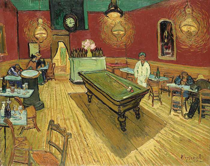 The Night Café (Színverzió, világos), Vincent Van Gogh