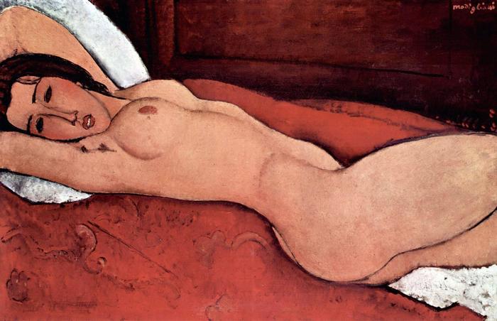 Női akt, Modigliani