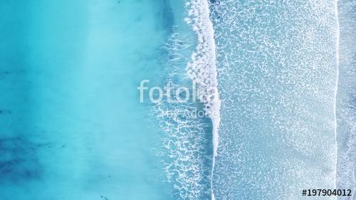 Wave on the beach as a background. Beautiful natural background , Premium Kollekció