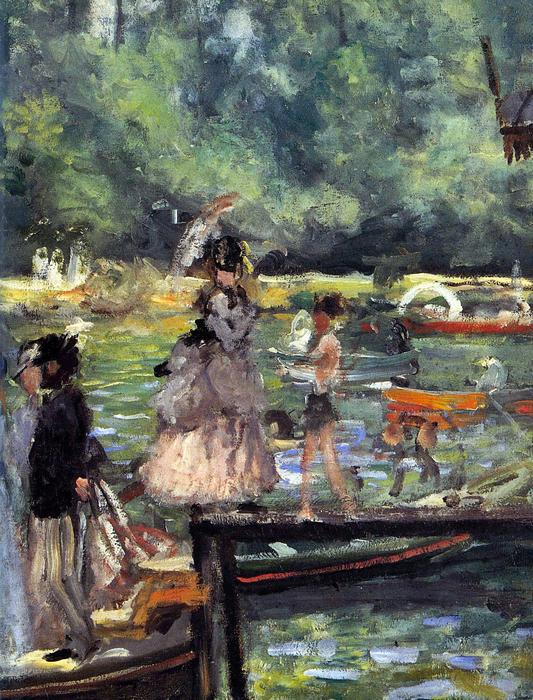 La Grenouillere - részlet, Pierre Auguste Renoir