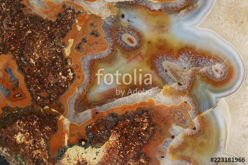 Macro photo of agate or polished gemstone quartz surface, Premium Kollekció