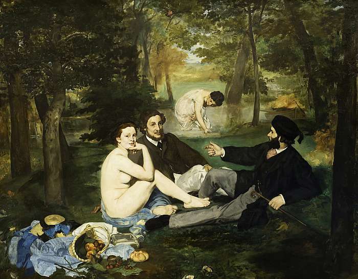 Reggeli a szabadban, Edouard Manet