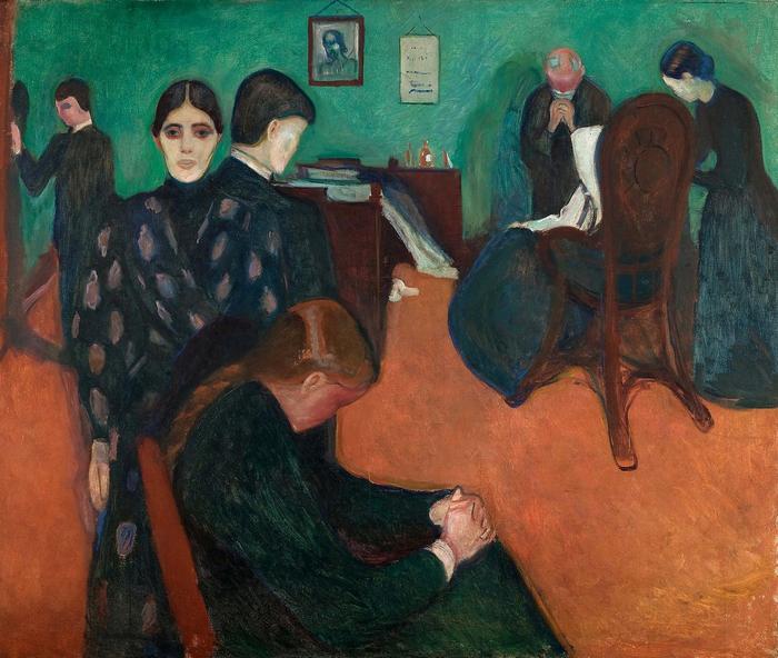 Halál a betegszobában, Edvard Munch