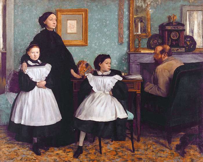A Bellelli család portréja (színverzió 2), Edgar Degas