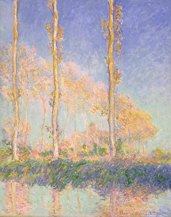 Nyárfák (1891), Claude Monet