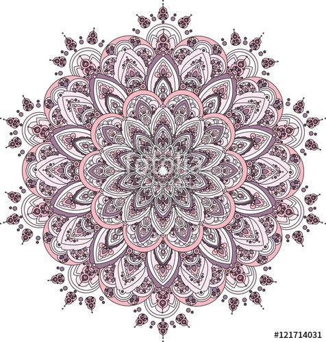 Decorative vintage vector ornament. Ornate mandala, Premium Kollekció