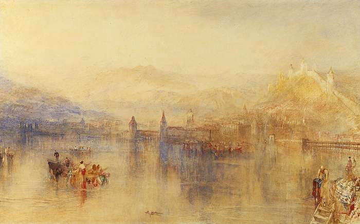 Luzern látképe, William Turner