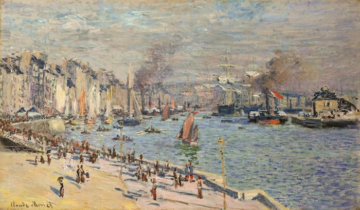 Le havre-i kikötő (1874), Claude Monet