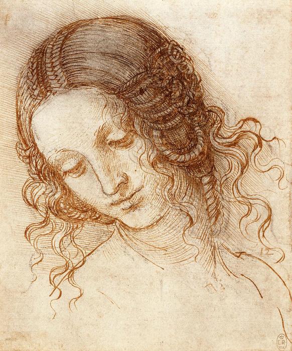 Léda portréja (színváltozat 1.), Leonardo da Vinci