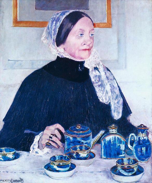 Hölgy az asztalnál, Mary Cassatt