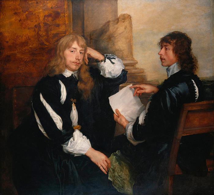 Thomas Killigrew és Lord William Crofts portréja, Anthony van Dyck 