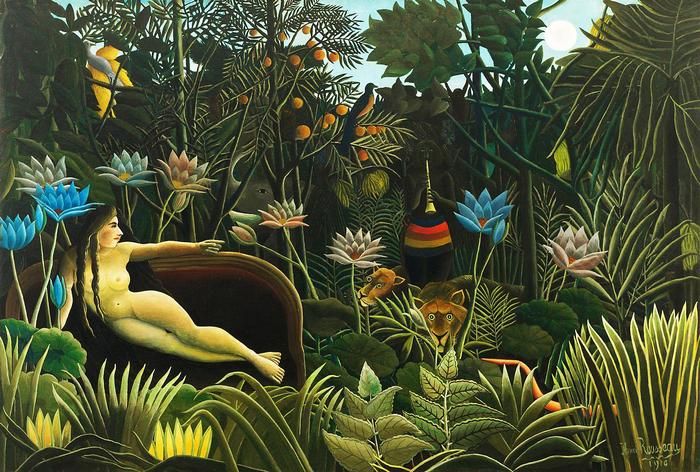 Az álom (színmódosított verzió 2), Henri Rousseau