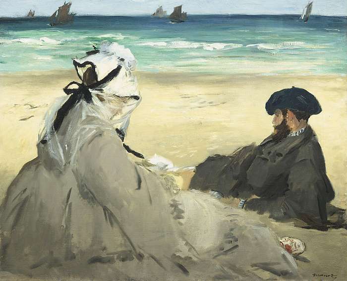 Tengerparton, Edouard Manet