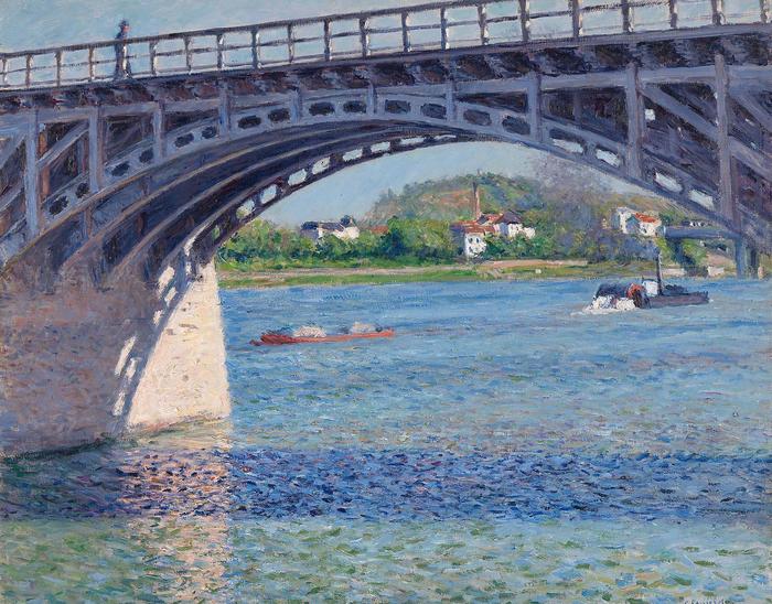 Híd Argenteuil-ban, Gustave Caillebotte