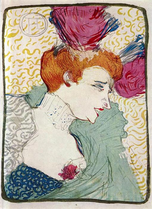 Marcellle Lender portré, Henri de Toulouse Lautrec