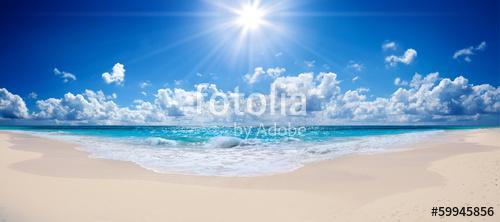 tropical beach and sea - landscape, Premium Kollekció