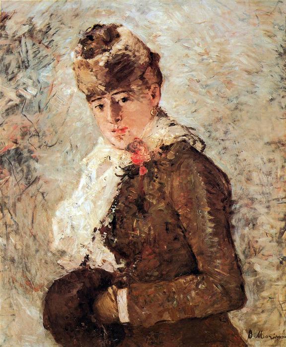 Tél - női portré, Berthe Morisot