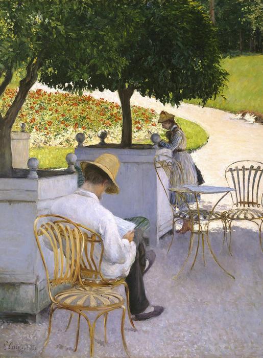 Narancsfák alatt, Gustave Caillebotte