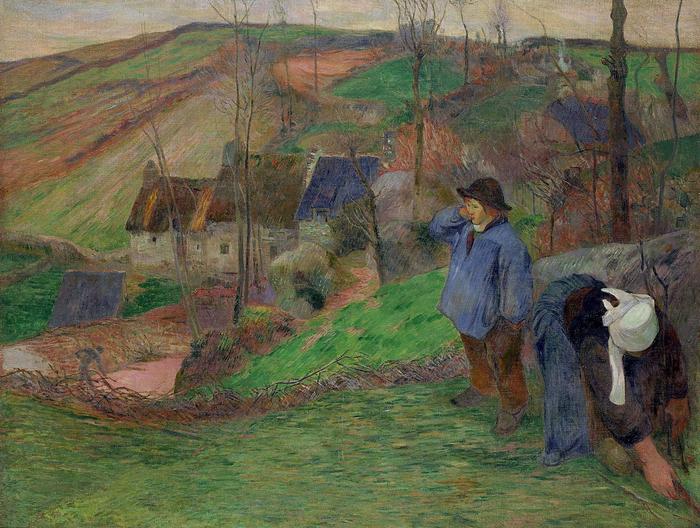 Bretoni tájkép, Paul Gauguin