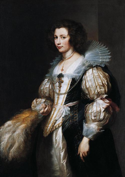 Maria de Tassis portréja, Anthony van Dyck 