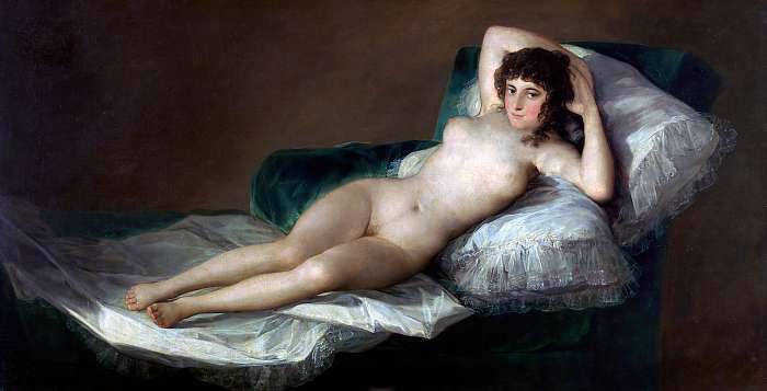 Meztelen Maja 2., Francisco José de Goya